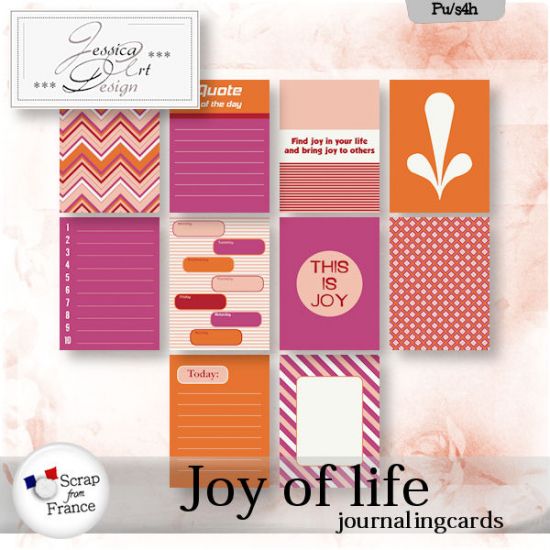 Joy of life journalingcards by Jessica art-design - Click Image to Close