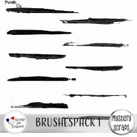 Brushespack 1 CU/PU by Mystery Scraps