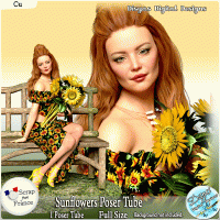 SUNFLOWERS IRAY POSER TUBE CU - FS by Disyas