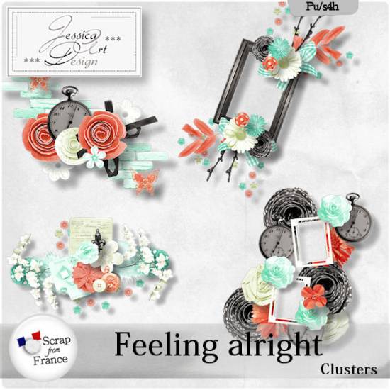 Feeling alright clusters by Jessica art-design