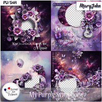 My Purple Symphony Quickpages by MaryJohn