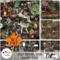 Steampunk Time - Collection by Pat Scrap