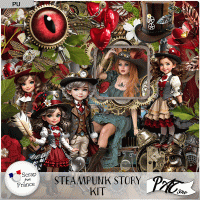 Steampunk Story - Kit by Pat Scrap