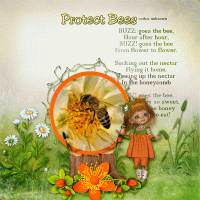 Protect Bees - Mini-Kit by Pat Scrap