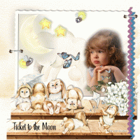 Ticket to the Moon by VanillaM Designs