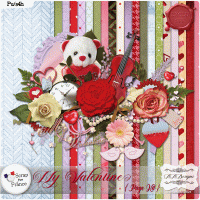 My Valentine Page Kit by AADesigns
