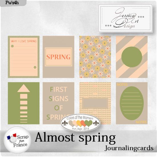Almost spring journalingcards by Jessica art-design - Click Image to Close
