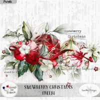Snowberry Christmas freebi by VanillaM Designs