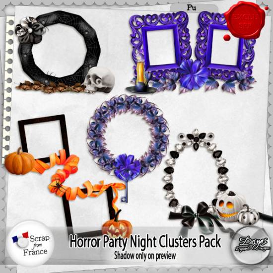 HORROR PARTY NIGHT CLUSTER PACK - FULL SIZE