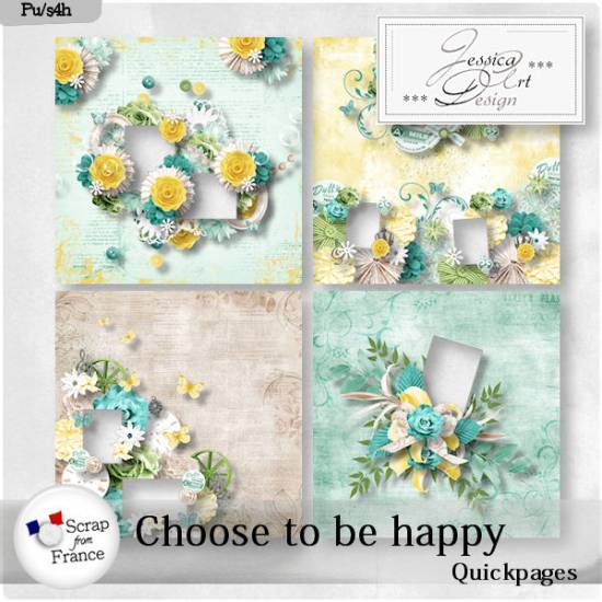 Choose to be happy quickpages by Jessica art-design
