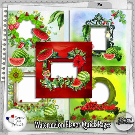 WATERMELON FLAVOR QUICK PAGE PACK - FULL SIZE