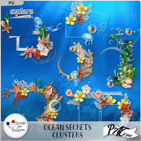 Ocean Secrets - Clusters by Pat Scrap