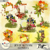 Joy of Autumn - Clusters by Pat Scrap
