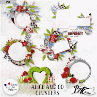 Alice and Co - Clusters by Pat Scrap