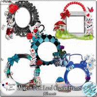 ALICE IN DARKLAND CLUSTER FRAMES - FULL SIZE by Disyas