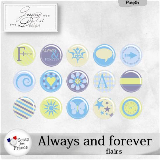 always and forever flairs by Jessica art-design