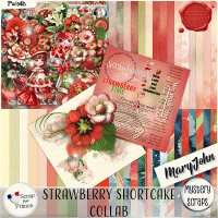 Strawberry Shortcake Collab by Mystery Scraps and MaryJohn