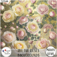 All the Roses Backgrounds CU/PU by Mystery Scraps