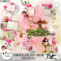 Chocolate for Mom - Clusters by Pat Scrap
