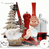 Olivia Christmas 5 CU by VanillaM Designs