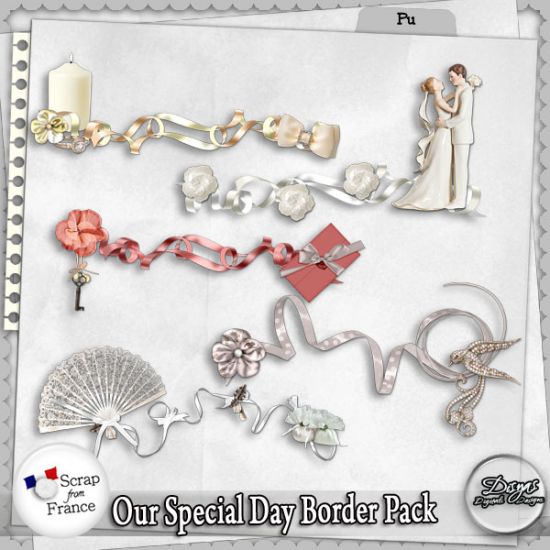 OUR SPECIAL DAY BORDER PACK - FULL SIZE - Click Image to Close