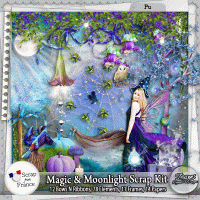 MAGIC AND MOONLIGHT SCRAP KIT COLLECTION - FULL SIZE