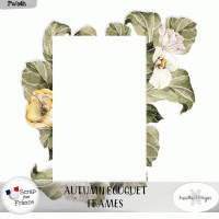 Autumn bouquet frames by VanillaM Designs