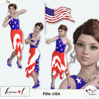 Fete USA CU by Louise