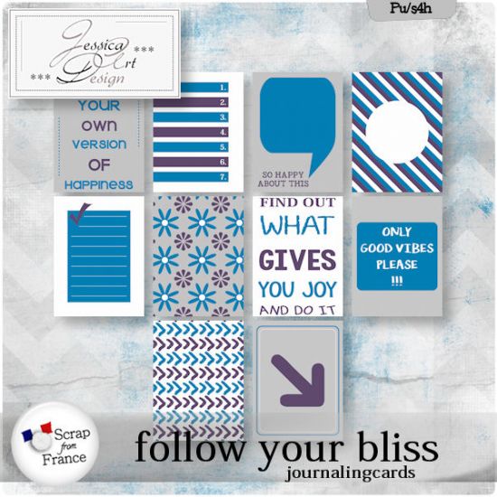 Follow your bliss journalingcards by Jessica art-design - Click Image to Close