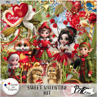 Sweet Valentine - Kit by Pat Scrap