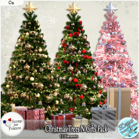 CHRISTMAS TREES AND GIFTS CU PACK - FULL SIZE