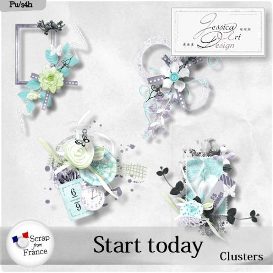 Start today clusters by Jessica art-design