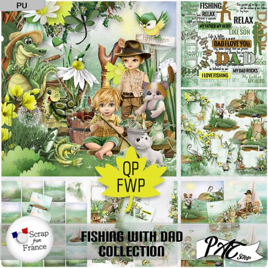 Fishing with Dad - Collection by Pat Scrap - Click Image to Close