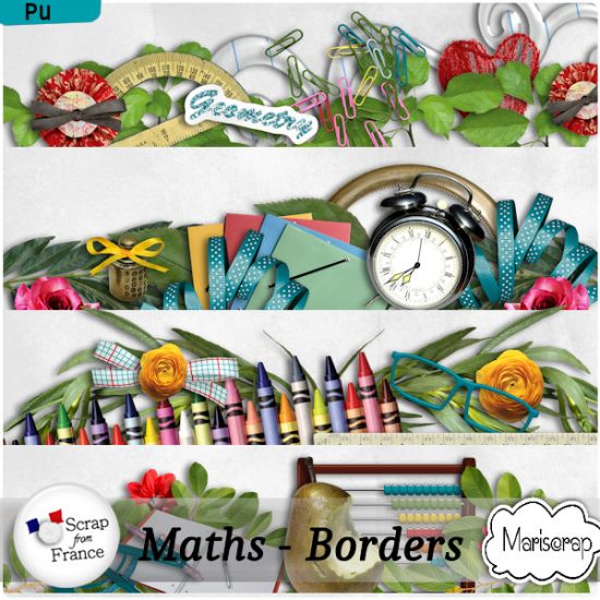 Maths - borders by Mariscrap - Click Image to Close