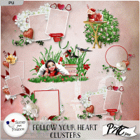 Follow Your Heart - Clusters by Pat Scrap