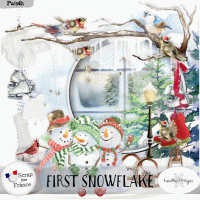 First snowflake by VanillaM Designs
