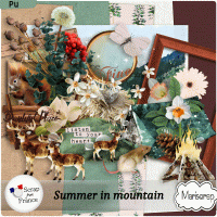 Summer in mountain - minikit by Mariscrap