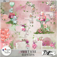 Sweet Love - Clusters by Pat Scrap