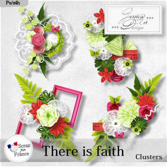 There is faith clusters by Jessica art-design