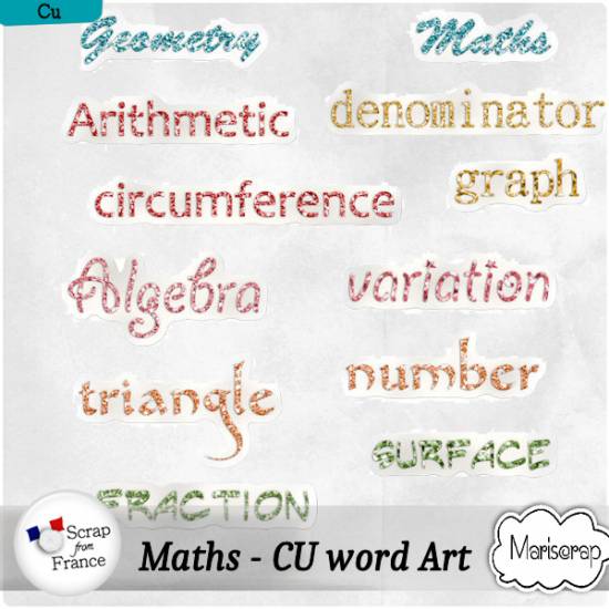 Maths - CU wordart by Mariscrap
