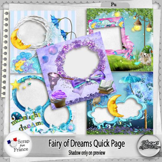 FAIRY OF DREAMS QUICK PAGE PACK - FULL SIZE