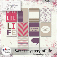 Sweet mystery of life journalingcards by Jessica art-design