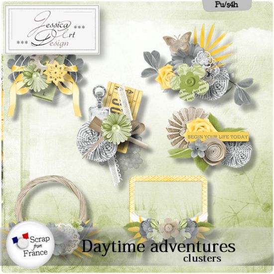 Daytime adventures clusters by Jessica art-design - Click Image to Close