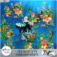 Ocean Secrets - Embellishments by Pat Scrap