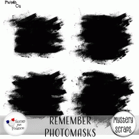 Remember Photomasks CU/PU by Mystery Scraps