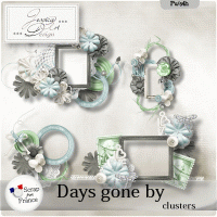 Days gone by clusters by Jessica art-design
