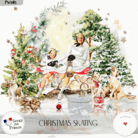 Christmas skating by VanillaM Designs