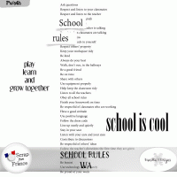 School rules by VanillaM Designs