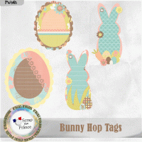 Bunny Hop Tags By Crystals Creations