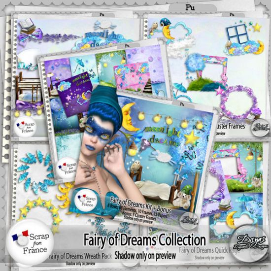 FAIRY OF DREAMS COLLECTION PACK - FULL SIZE - Click Image to Close